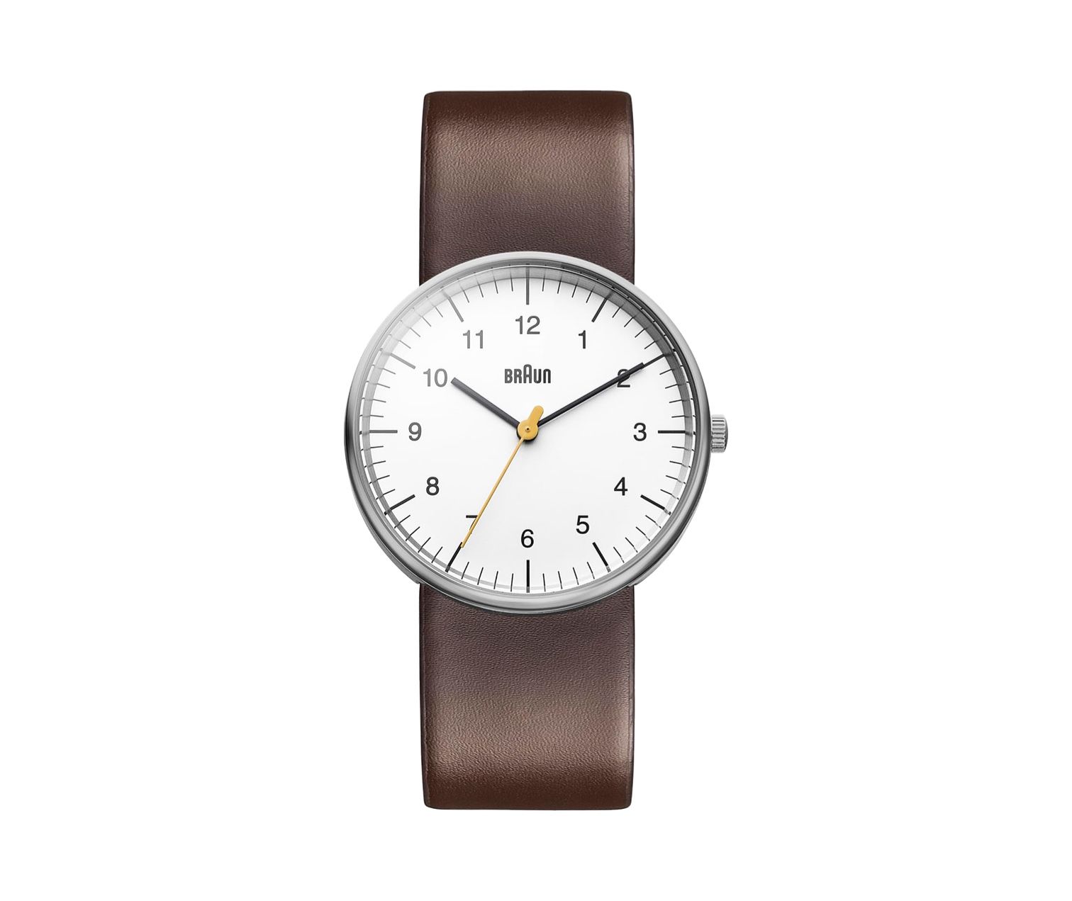 Braun Men Watch - white brown — Shoptimist