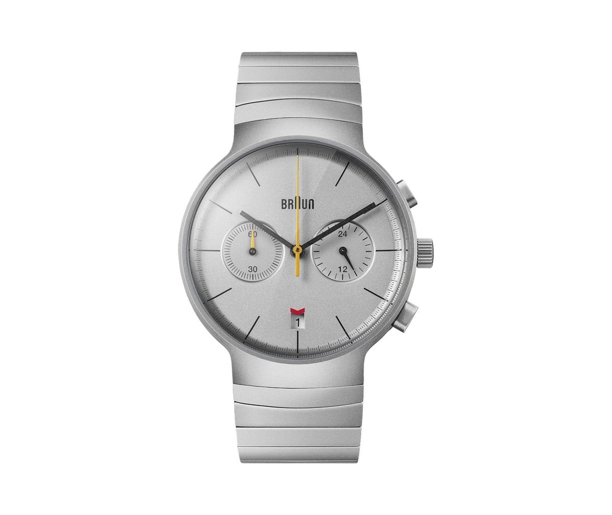 Braun Men Chronograph Silver — Shoptimist