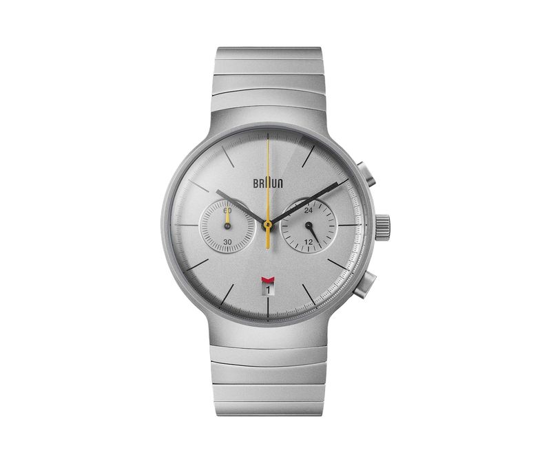 Braun Men Chronograph Silver — Shoptimist