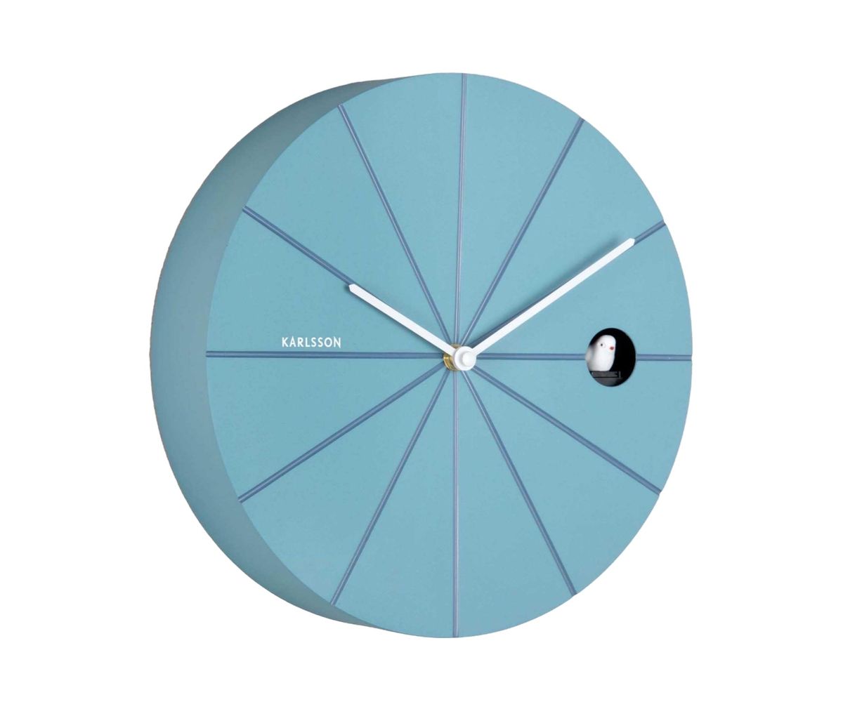 Karlsson Wall Clock Blue — Shoptimist