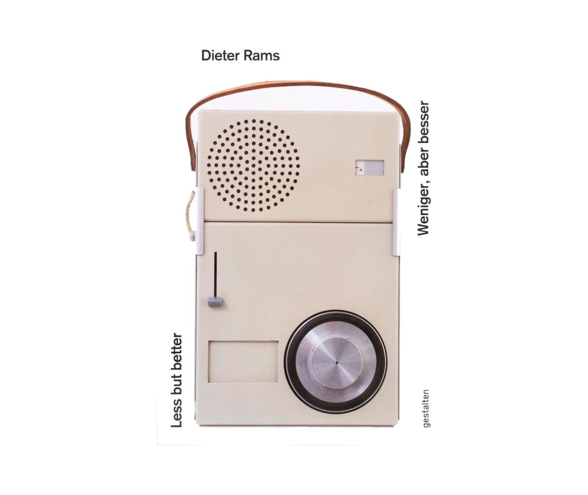 Gestalten Dieter Rams: Less But Better (Bilingual English and German Edition) — Shoptimist